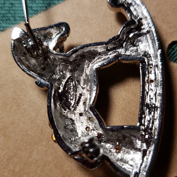 Brooch Rhinestone Rocking Horse - Picture 5 of 6
